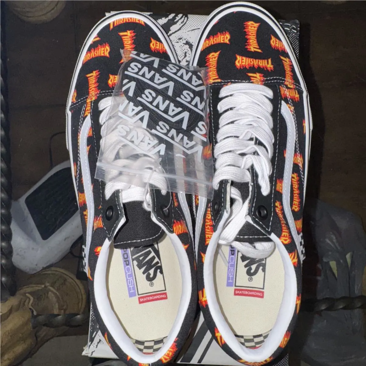 Vans shoes - VANS Skate - Skate - VN0005W0BML - Black, Manufacturer: Black/Multi 3