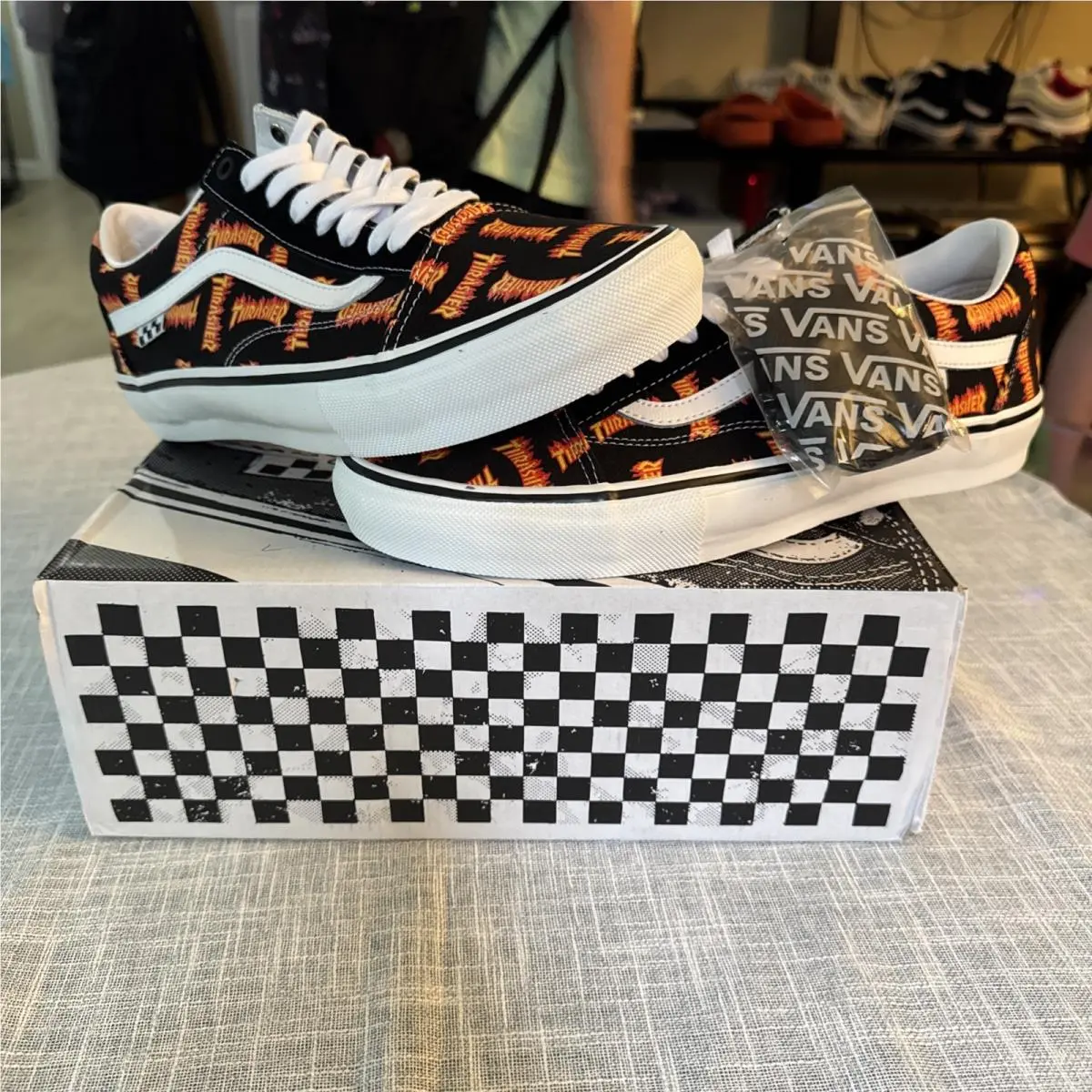 Vans shoes - VANS Skate - Skate - VN0005W0BML - Black, Manufacturer: Black/Multi 1