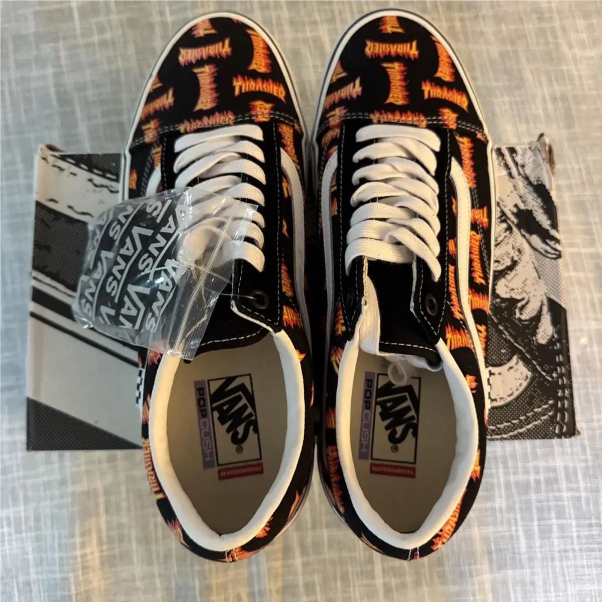 Vans shoes - VANS Skate - Skate - VN0005W0BML - Black, Manufacturer: Black/Multi 4