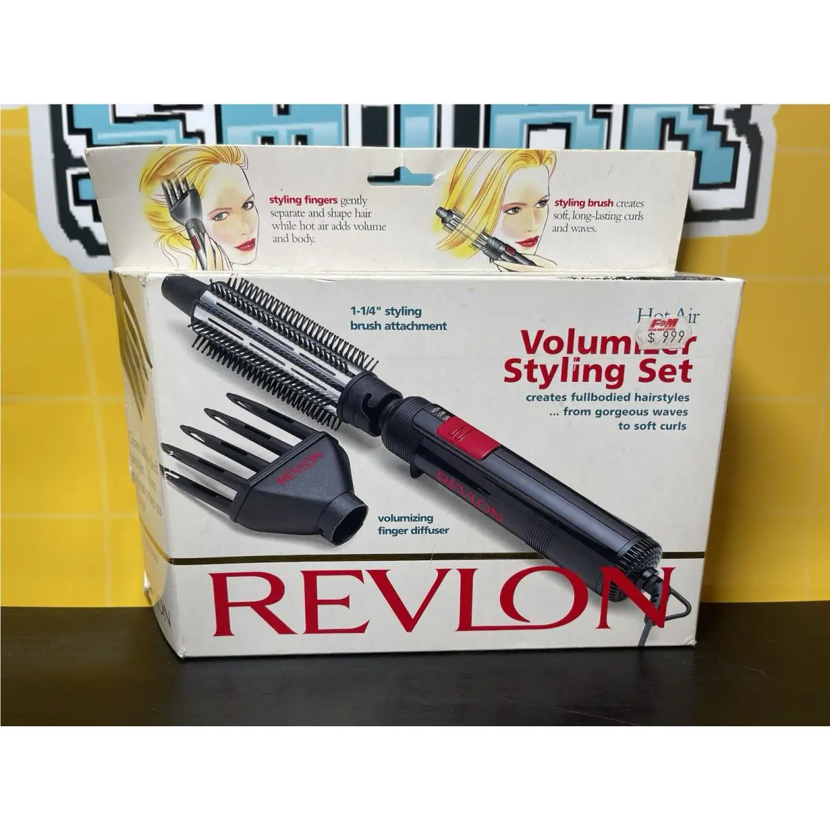 Htf Vtg 1995 Revlon Hot Air Volumizer Styling Set Model Rv-440