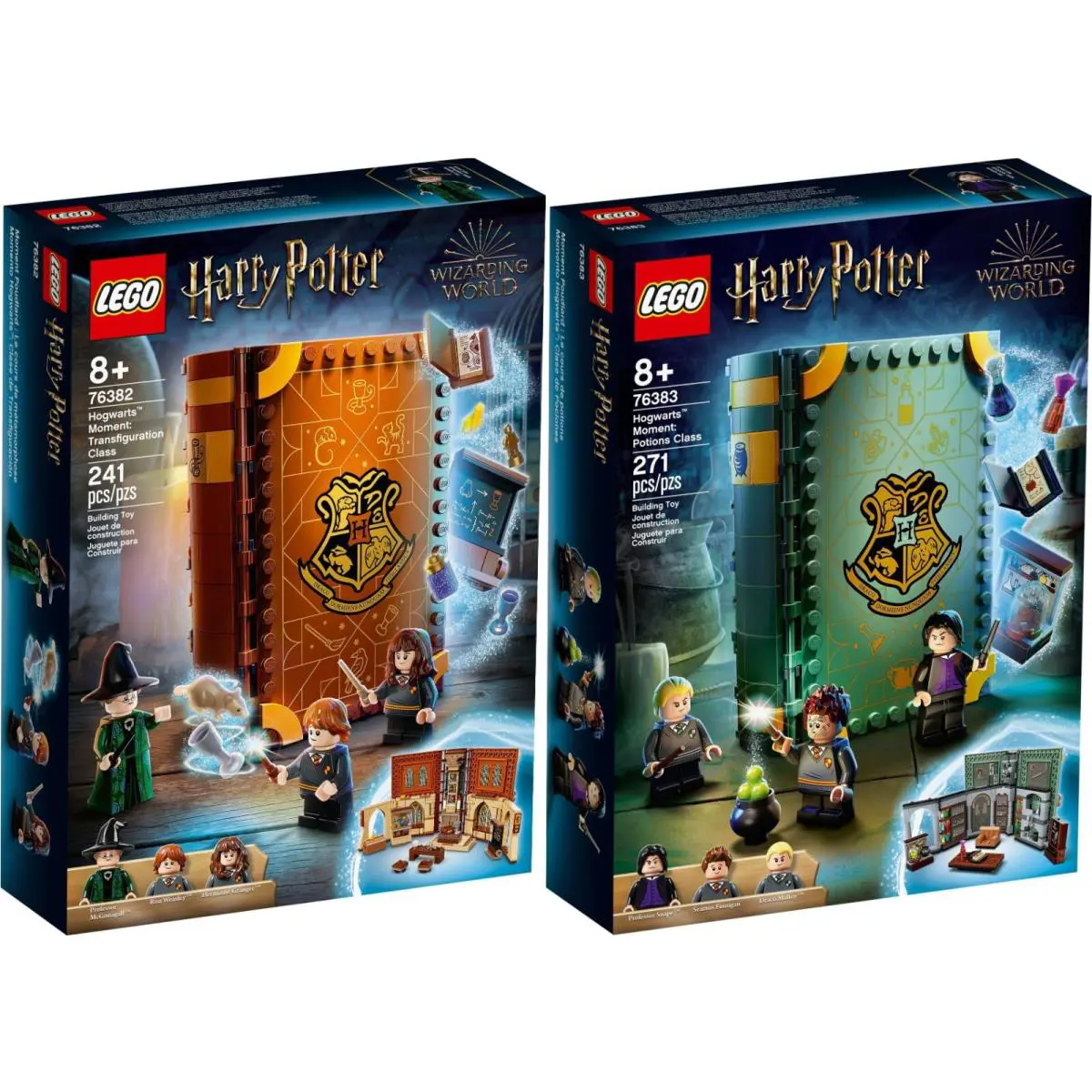 Lego Harry Potter: Hogwarts Moment: Transfiguration 76382 Potions 76383