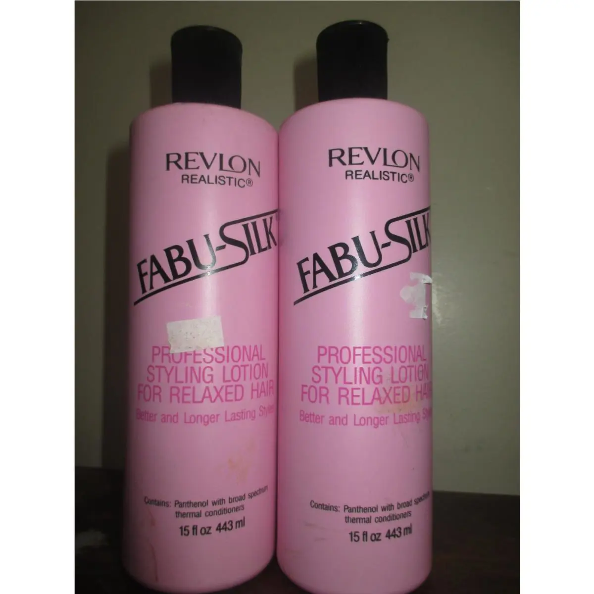 2 Revlon Fabu-silk Professional Styling Lotion For Relaxed Hair/15oz
