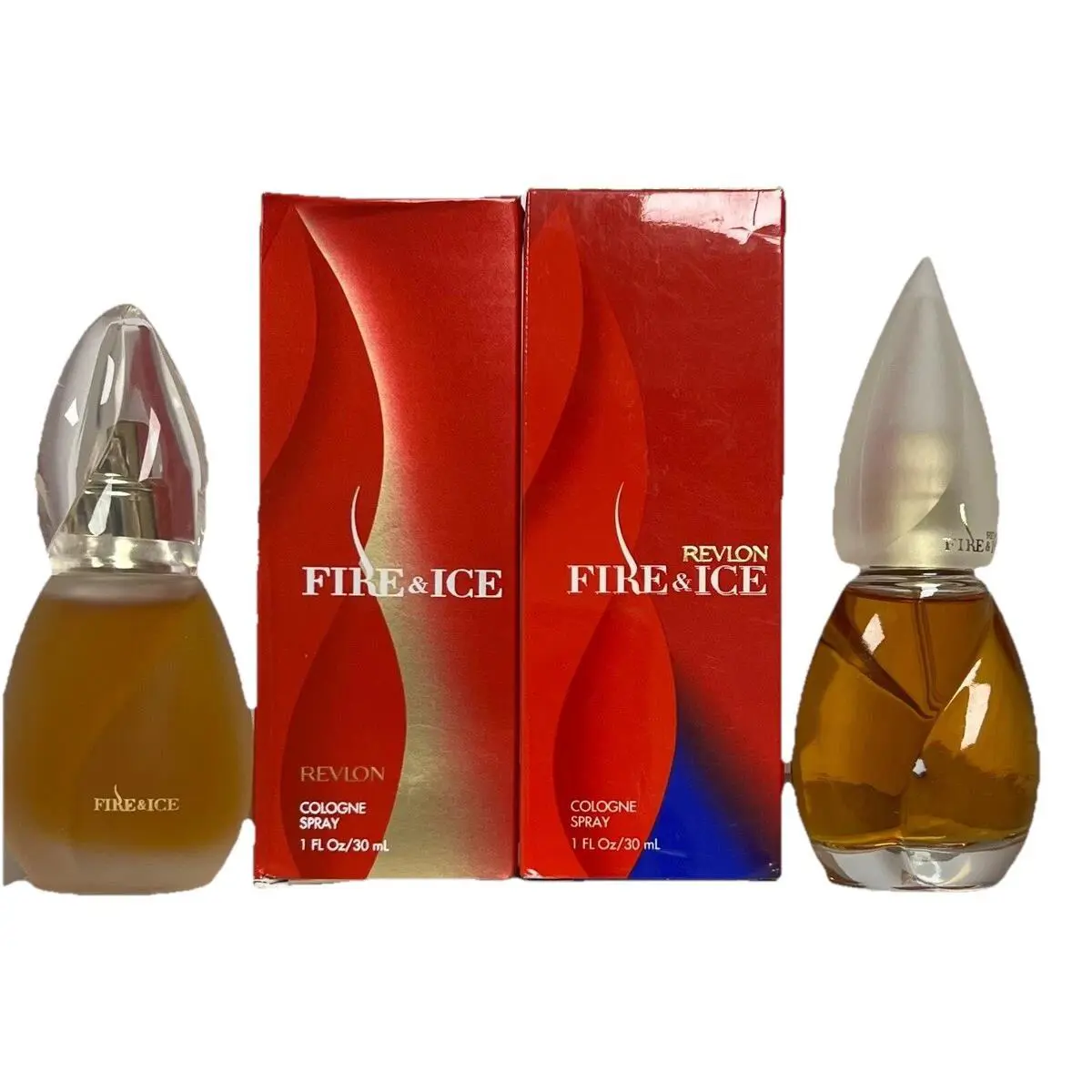 36 Bottles Revlon Fire Ice Spray Cologne 1 oz Boxed Frosted or Clear Bottle