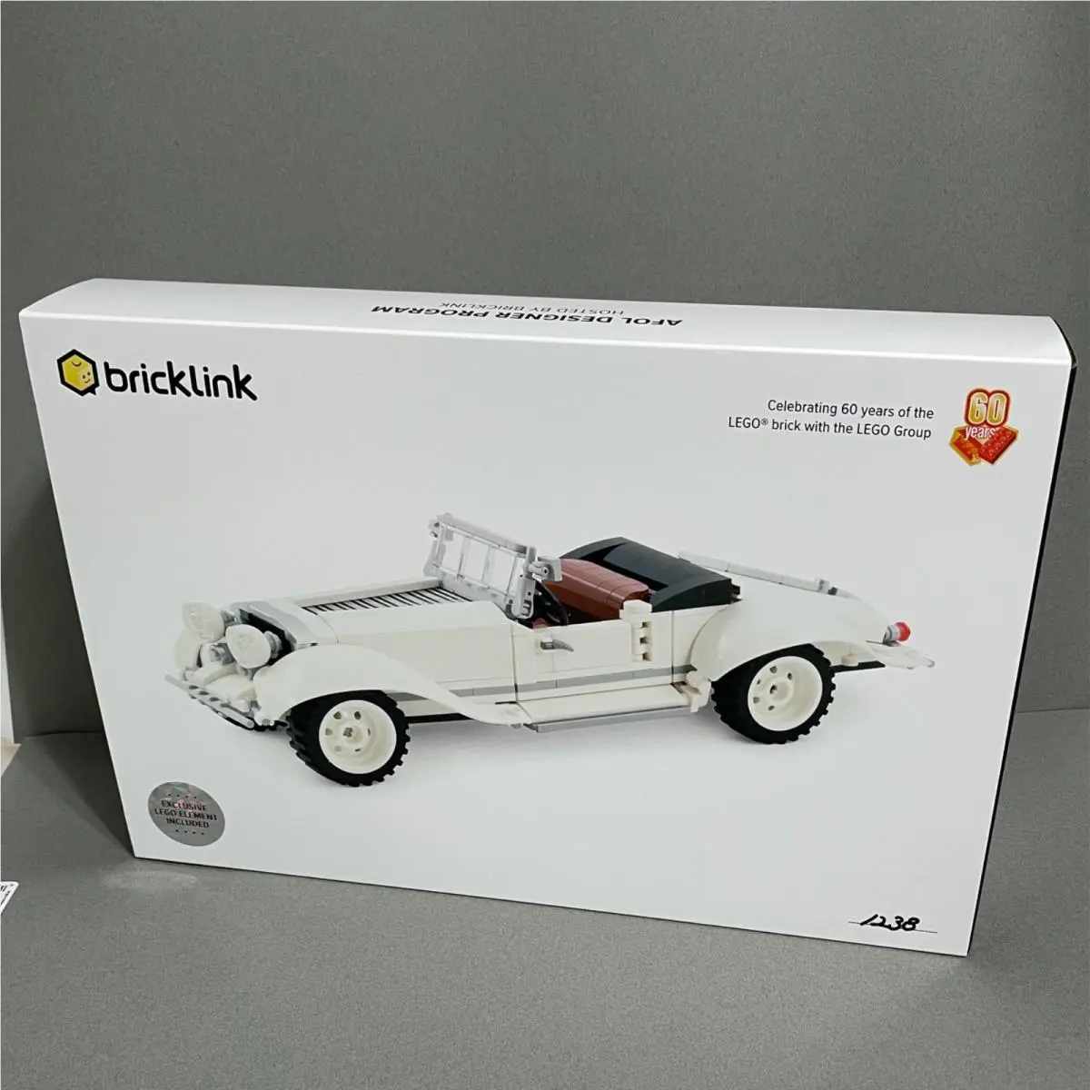 Lego Bricklink Afol Designer Program BL19011 Vintage Roadster Retired