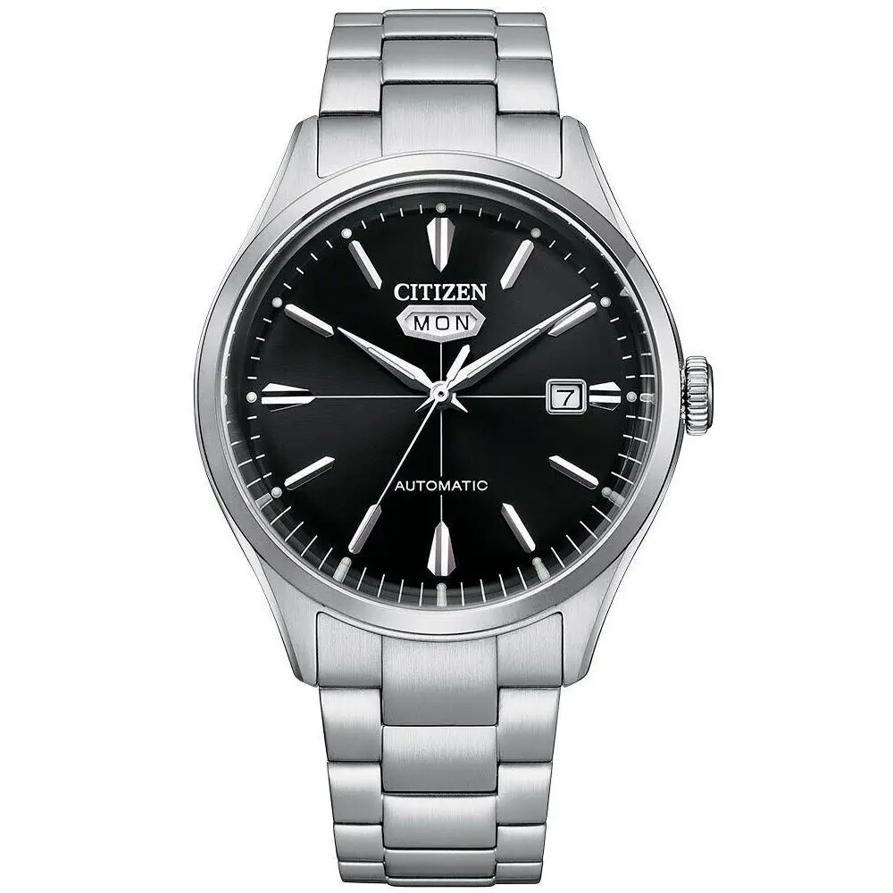 Citizen Men`s Automatic Black Dial Stainless Steel Watch - NH8391-51E