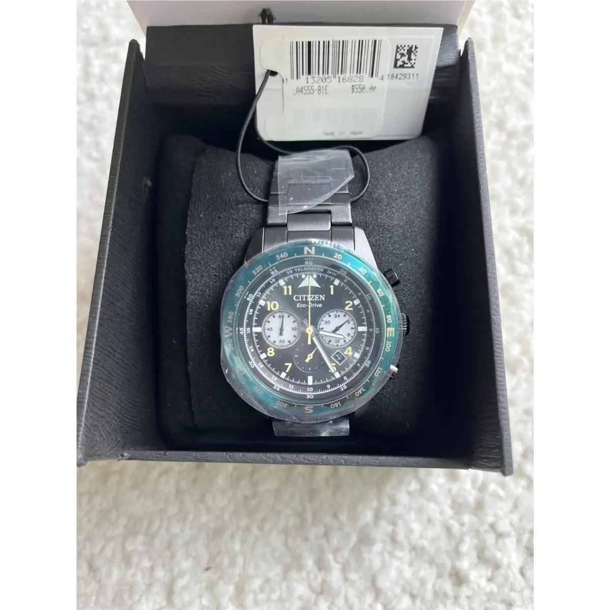 Citizen Sport Casual Weekender Eco-drive Men`s Chrono Watch CA4555-81E