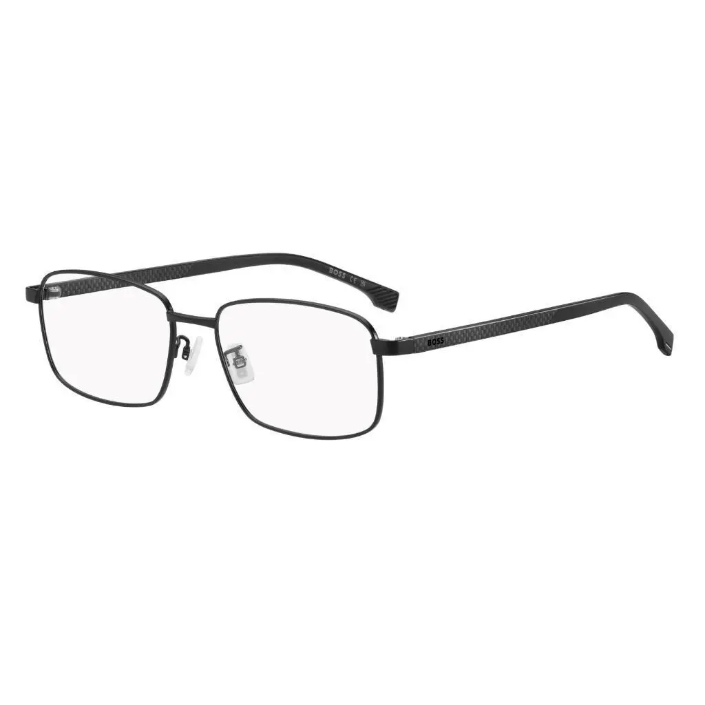 Boss 1715/F 003 Hugo Boss Eyeglasses Color Matte Black 56-17-145