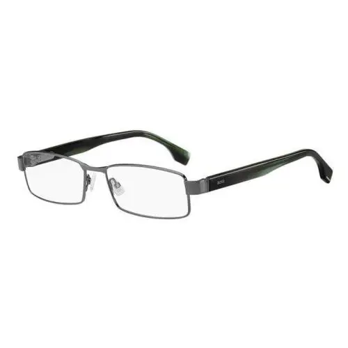 Boss 1519 Asr Hugo Boss Eyeglasses Color Dark Ruthenium Green 56-17-145