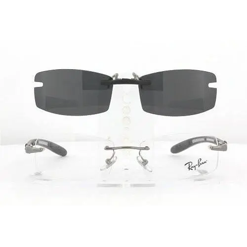 Custom Made For Ray-ban 8402-52X17-F Polarized Clip-on Sunglasses Eyeglasses No