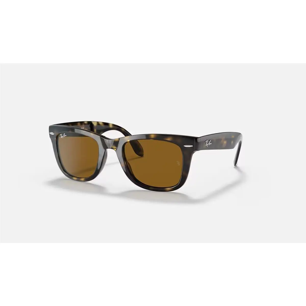 Ray-ban Wayfarer Folding Classic Polished Havana/B-15 Brown 50 mm Sunglasses