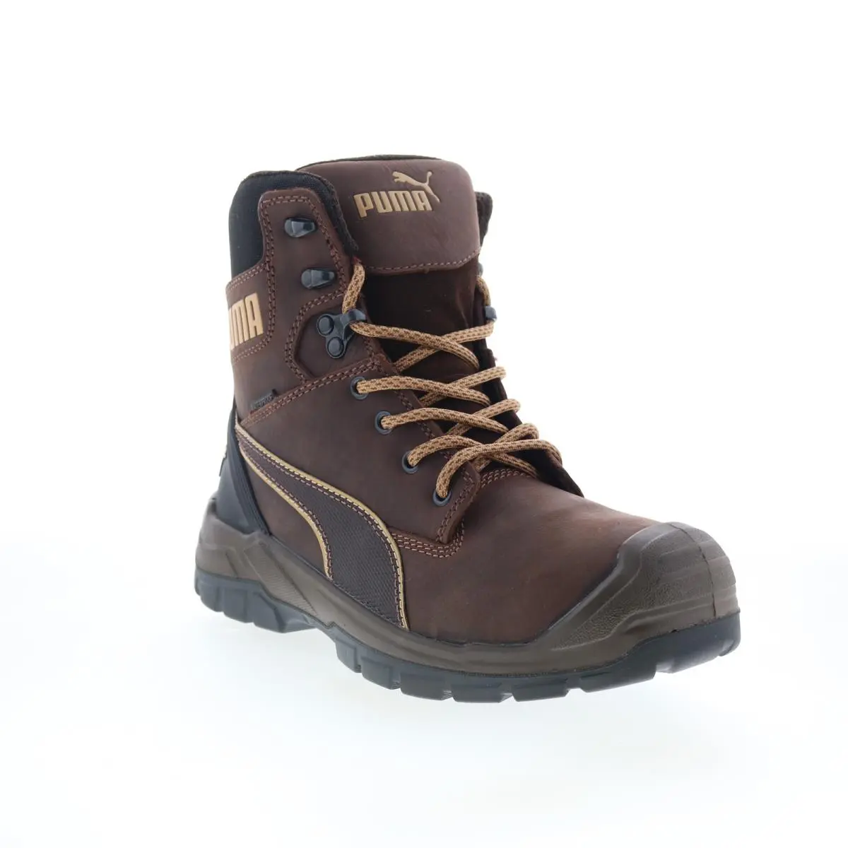 Puma shoes - Puma Safety Conquest Soft Toe CTX High Waterproof EH SR - 630915 - Brown 8