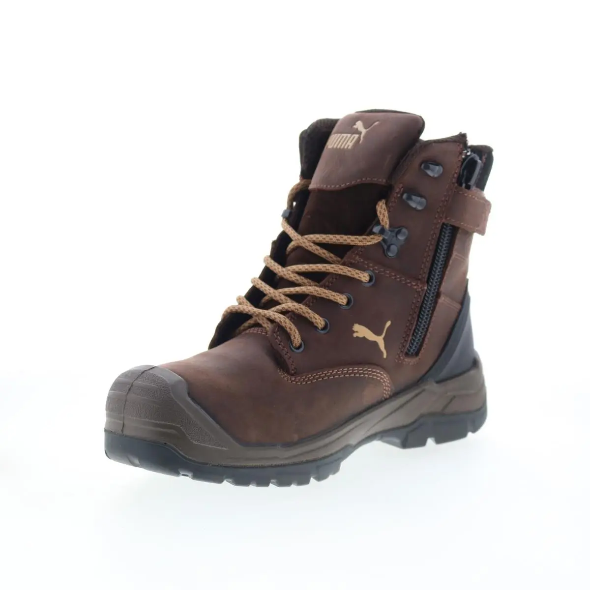 Puma shoes - Puma Safety Conquest Soft Toe CTX High Waterproof EH SR - 630915 - Brown 10