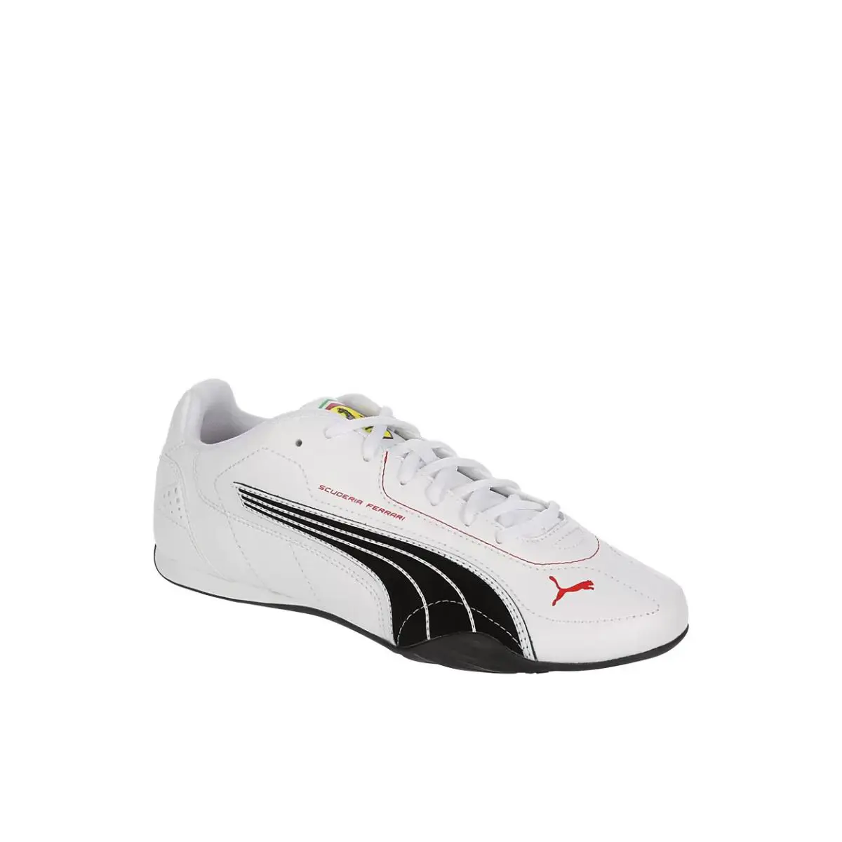 Puma Ferrari Catch Casual Shoes Athletic Sneakers Mens - White, Fashion: White/Black