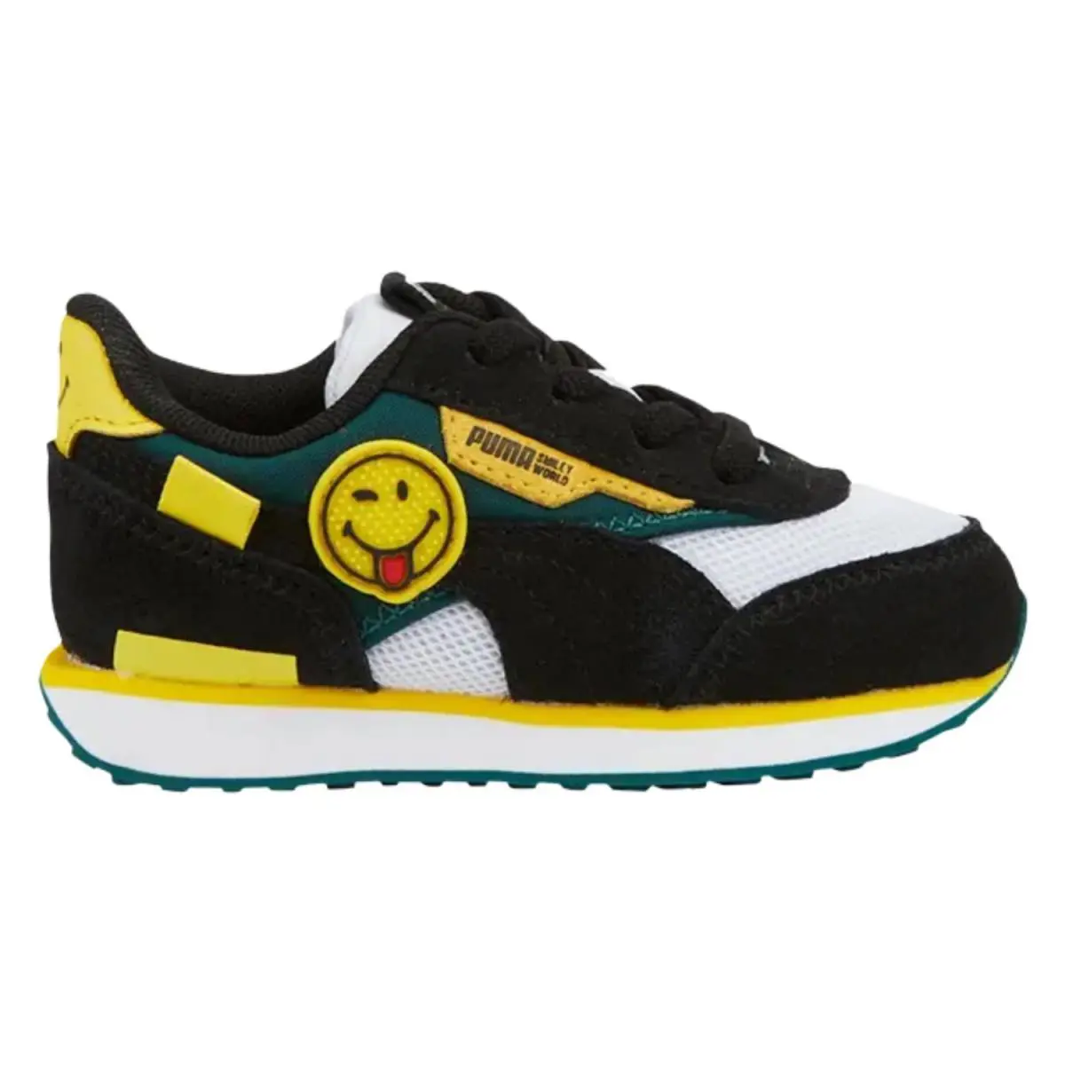 Puma Future Rider Sw Ac Inf Toddlers Style : 386136 - PUMA BLACK-PUMA WHITE-YELLOW