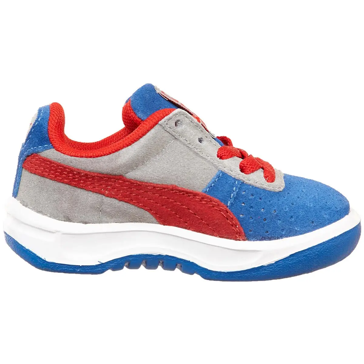 Puma shoes - Blue/High Risk Red-Grey 1