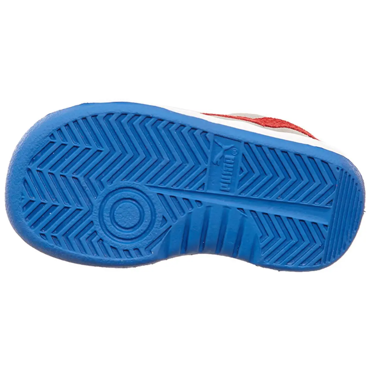 Puma shoes - Blue/High Risk Red-Grey 3