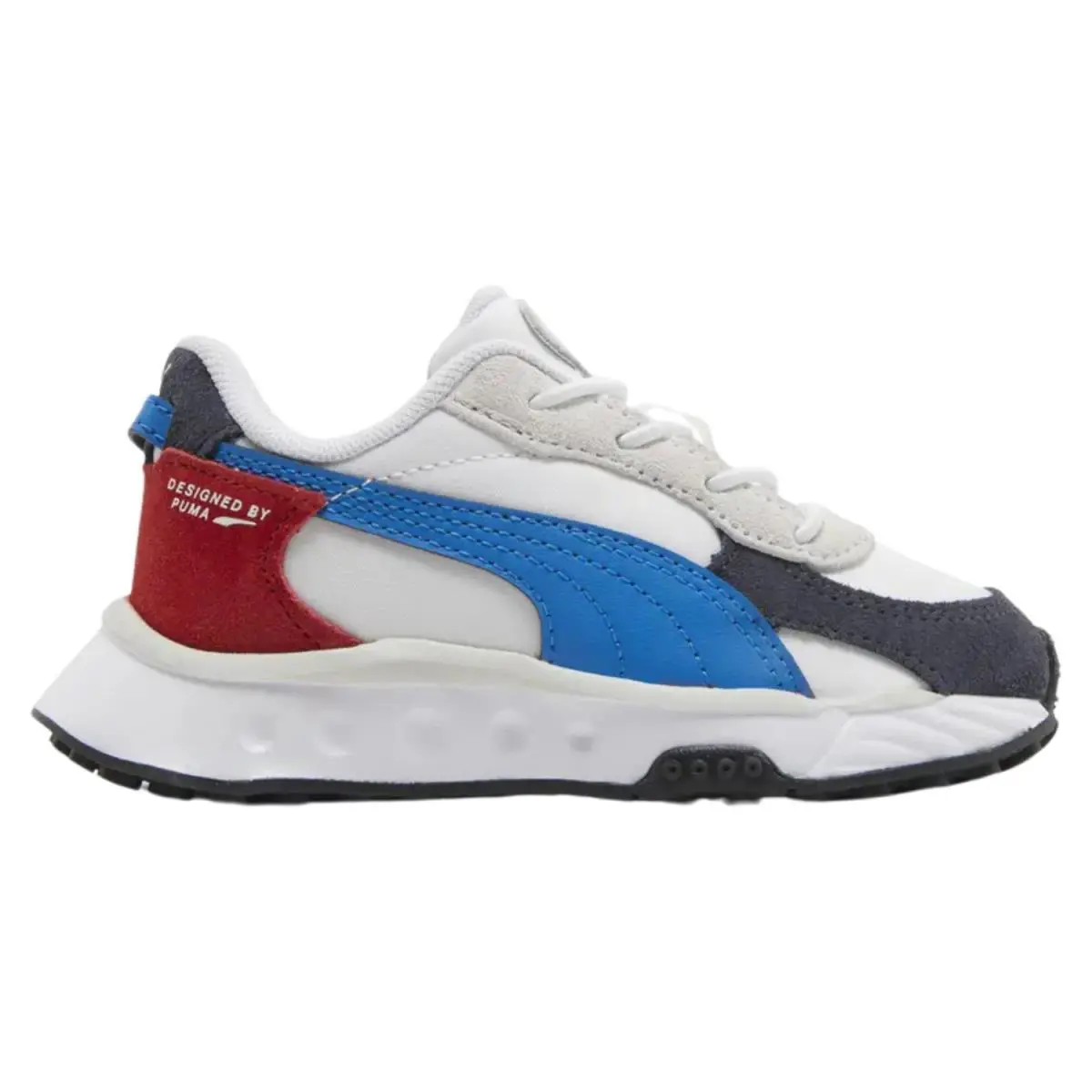 Puma Wild Rider Rollin` Ac Inf Toddlers Style : 382030 - EBONY-PUMA WHITE