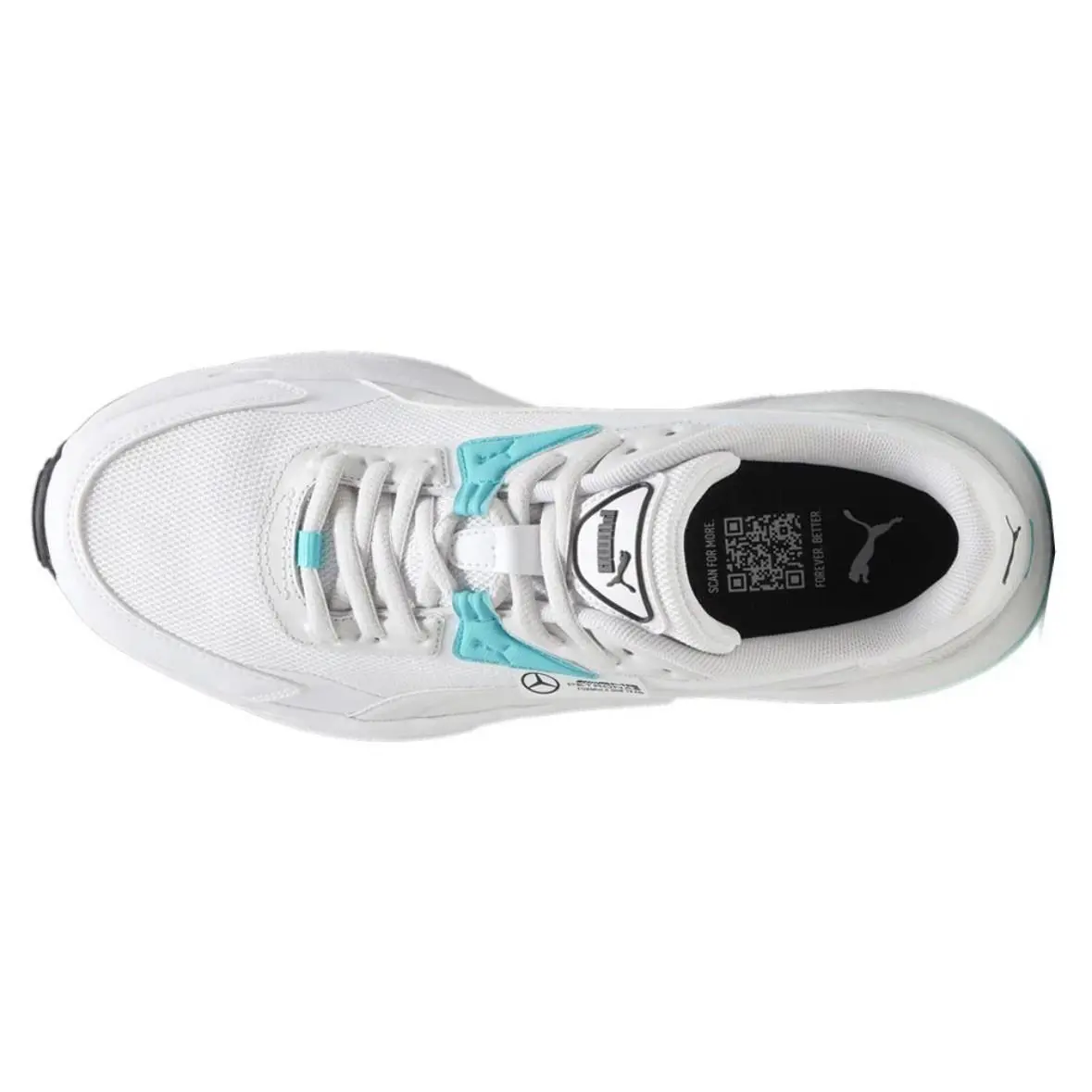Puma shoes - PUMA Mercedes - Mercedes - 308501-02 - PUMA-White/ Aqua/ Heather Grey -02 9