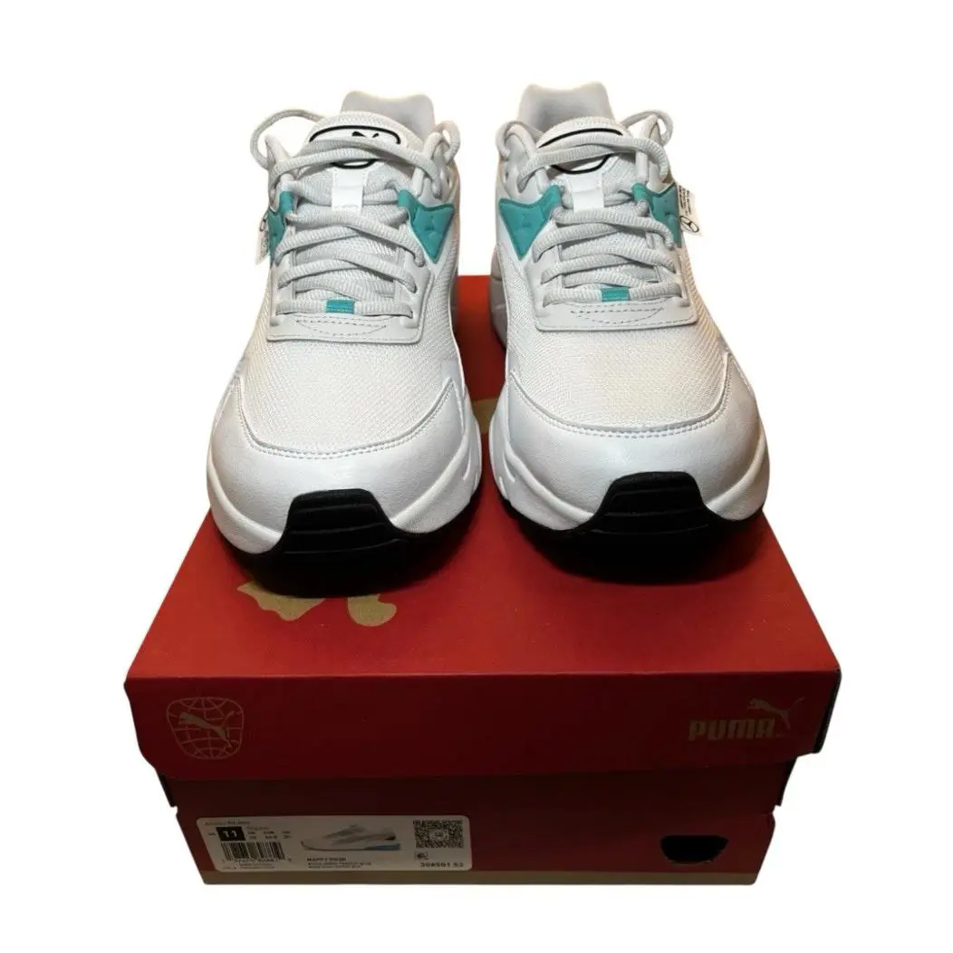 Puma shoes - PUMA Mercedes - Mercedes - 308501-02 - PUMA-White/ Aqua/ Heather Grey -02 2