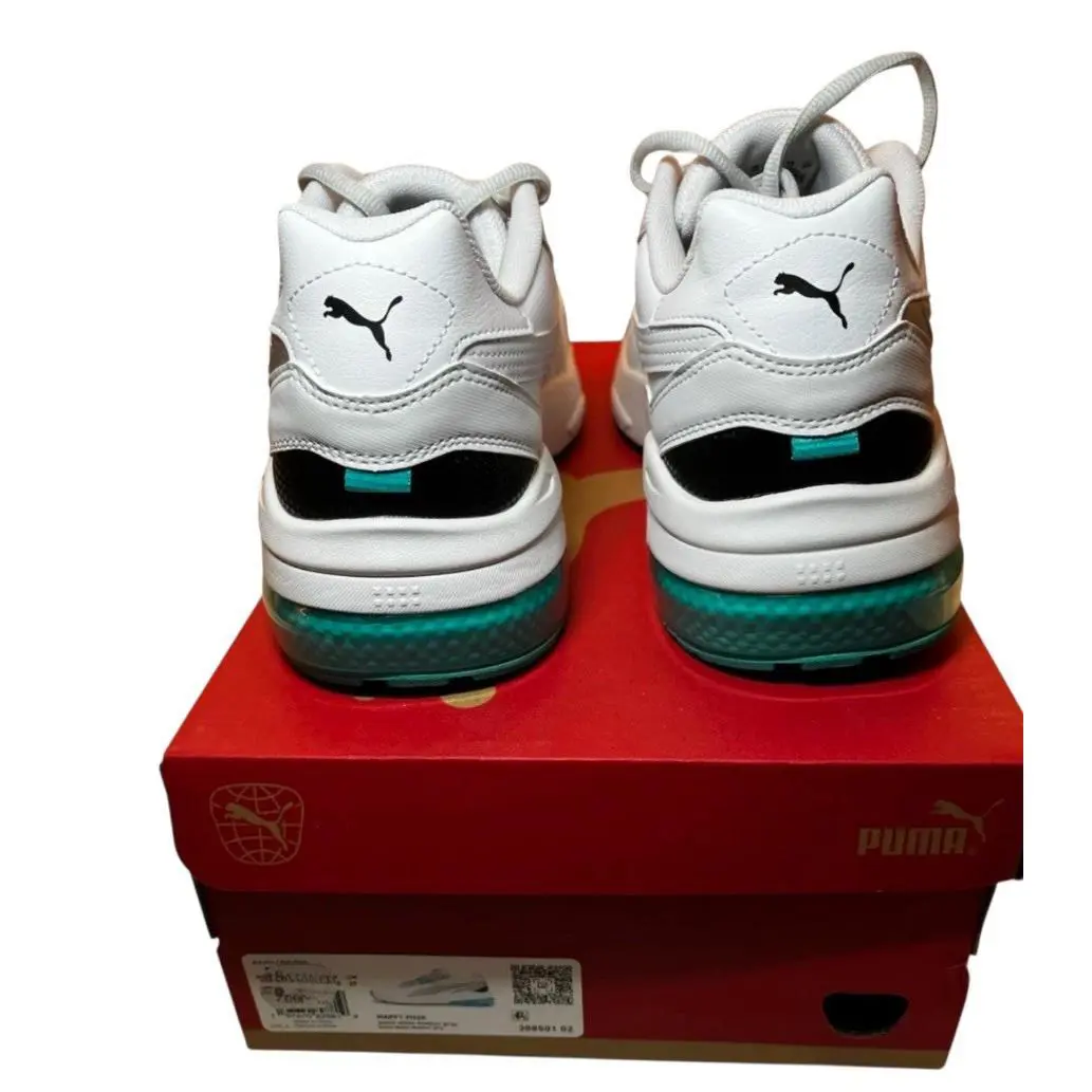 Puma shoes - PUMA Mercedes - Mercedes - 308501-02 - PUMA-White/ Aqua/ Heather Grey -02 3
