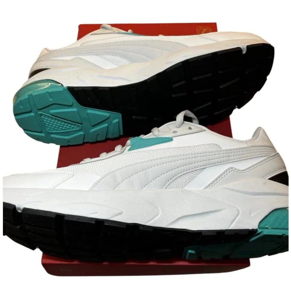 Puma shoes - PUMA Mercedes - Mercedes - 308501-02 - PUMA-White/ Aqua/ Heather Grey -02 1