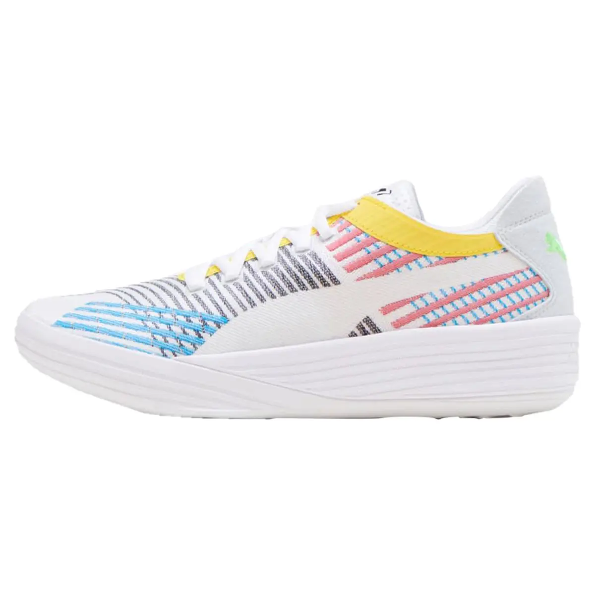 Puma Clyde All-pro White Blue Atoll - Puma White/Blue Atoli