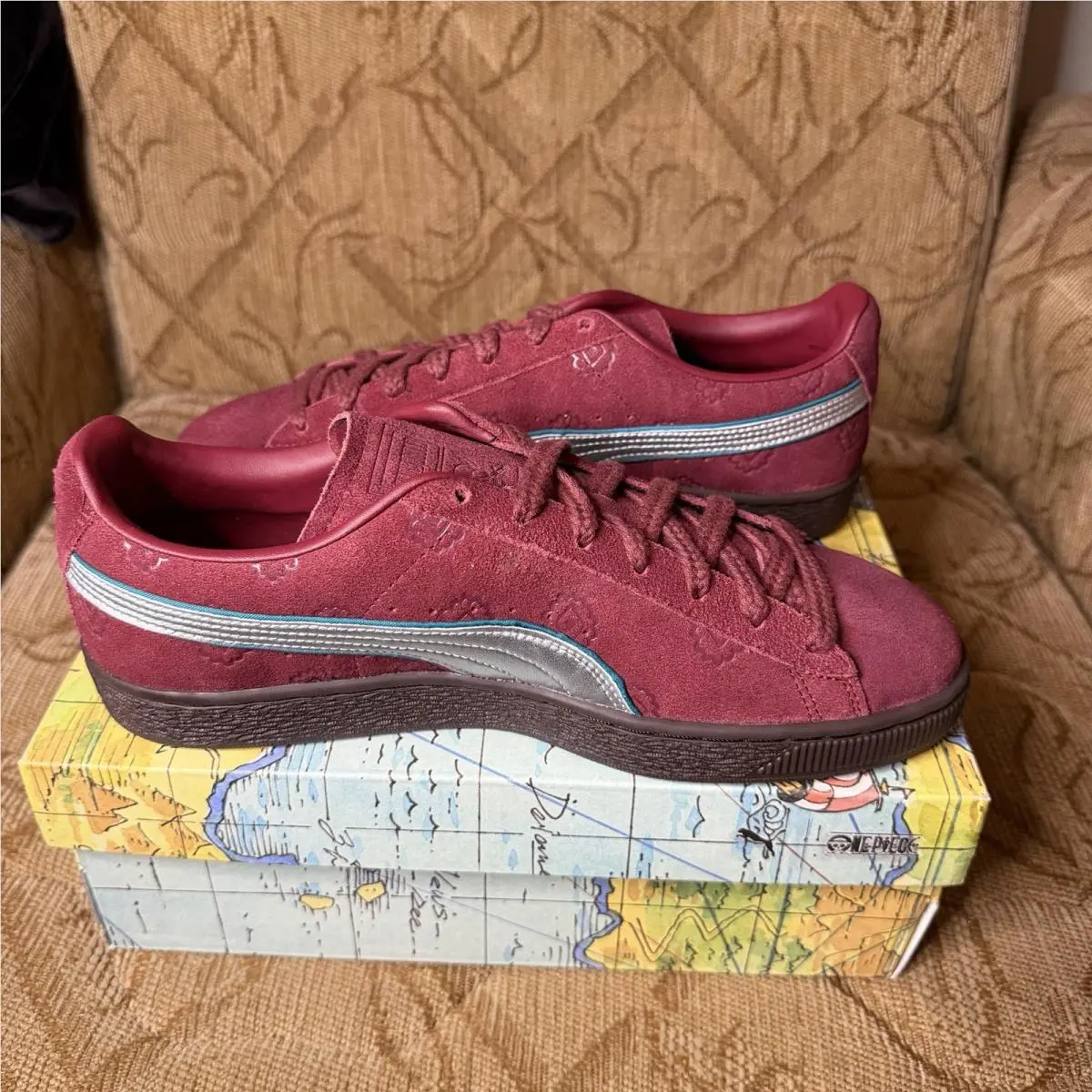 Puma shoes - PUMA Suede - Suede - 396521 01 - Red 0