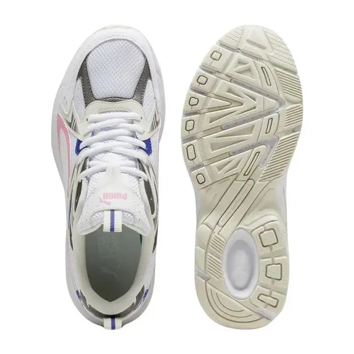 Puma shoes - PUMA MILENIO TECH - MILENIO TECH - white / grey / pink - 402947-10 4