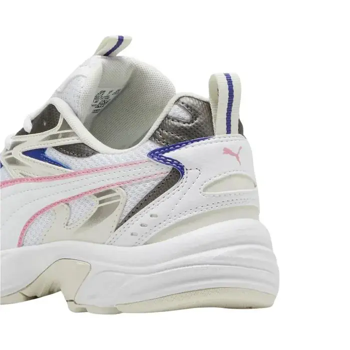Puma shoes - PUMA MILENIO TECH - MILENIO TECH - white / grey / pink - 402947-10 3