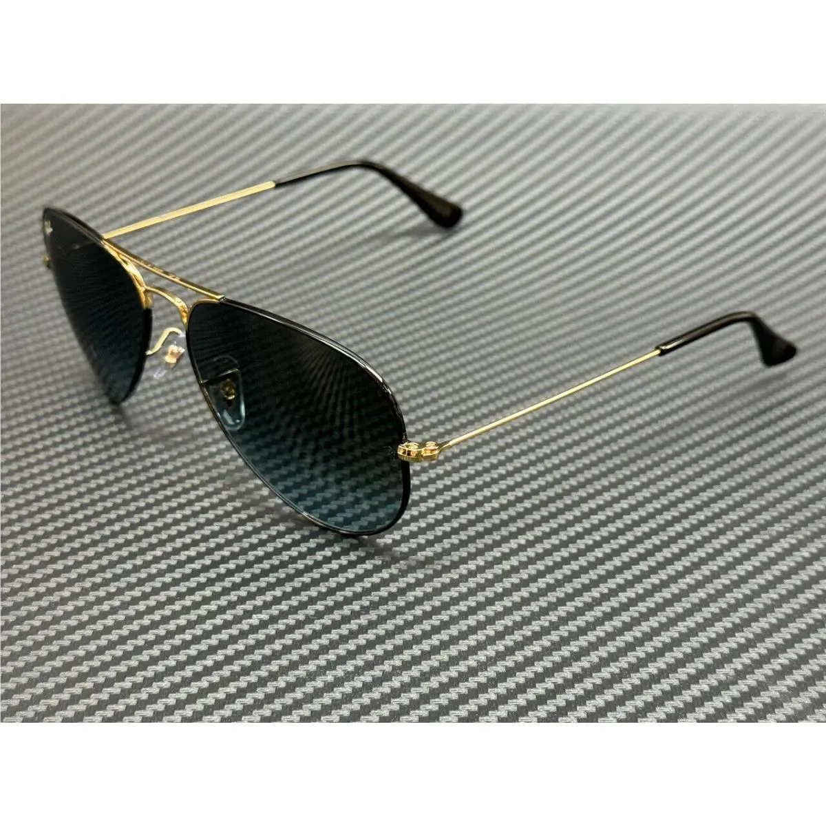 Ray Ban RB3025 9271GK Black Gradient Unisex Aviator 58 mm Sunglasses