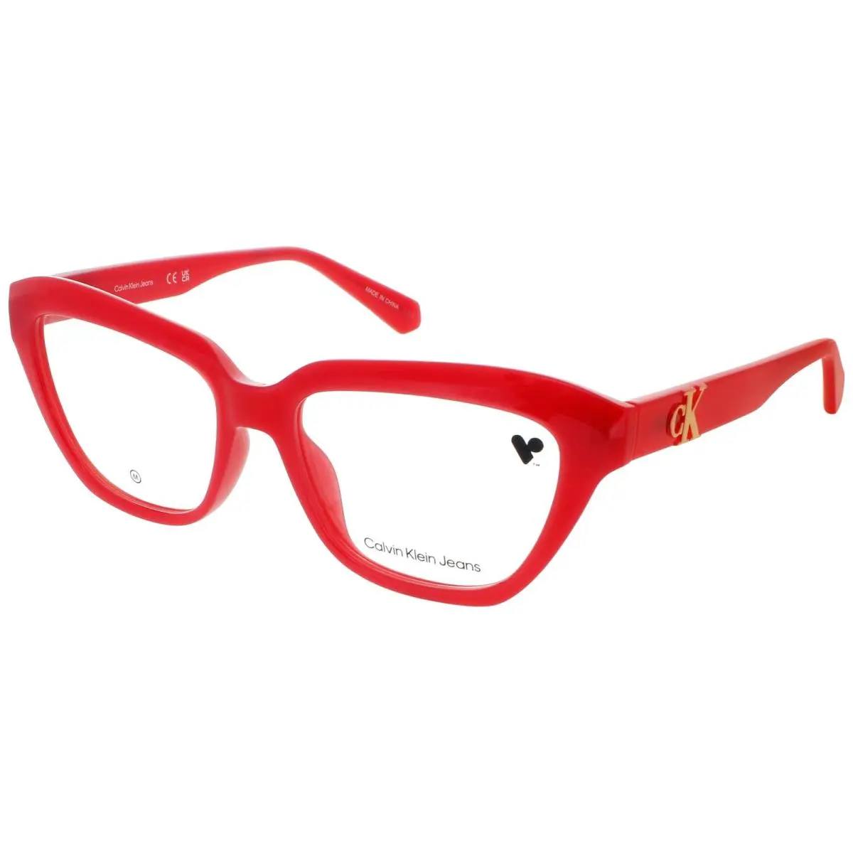 Calvin Klein Jeans CKJ23644-600-52 Sunglasses 52mm - Frame: STRAWBERRY, Lens: DEMO