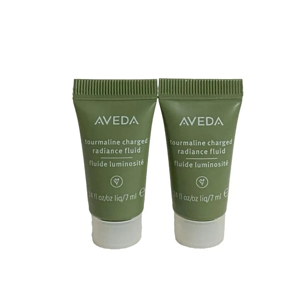 2 Aveda Tourmaline Charged Radiance Fluid .24 fl oz Each