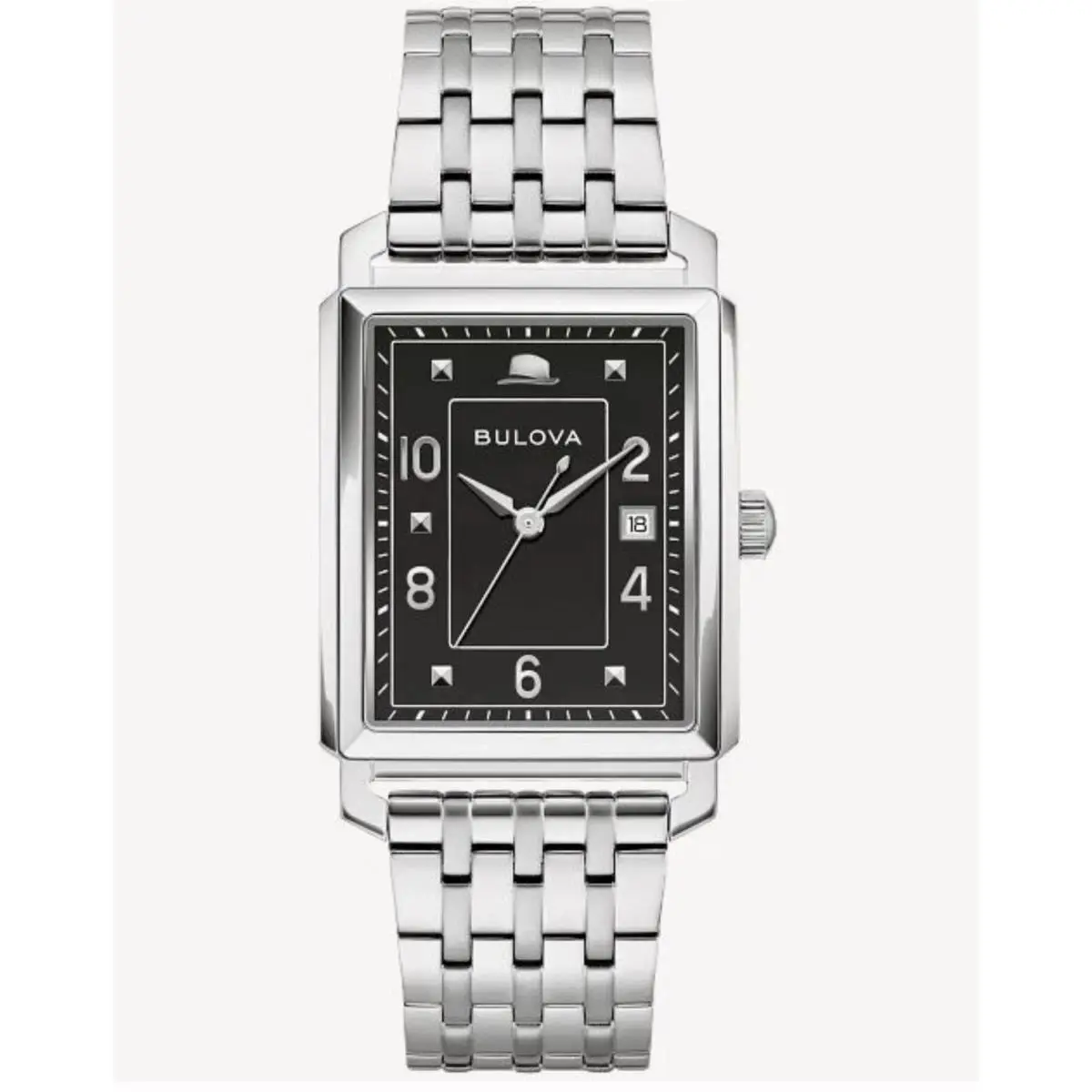 Bulova 96B461 Frank Sinatra Collection Quartz Watch 30mm Black Dial