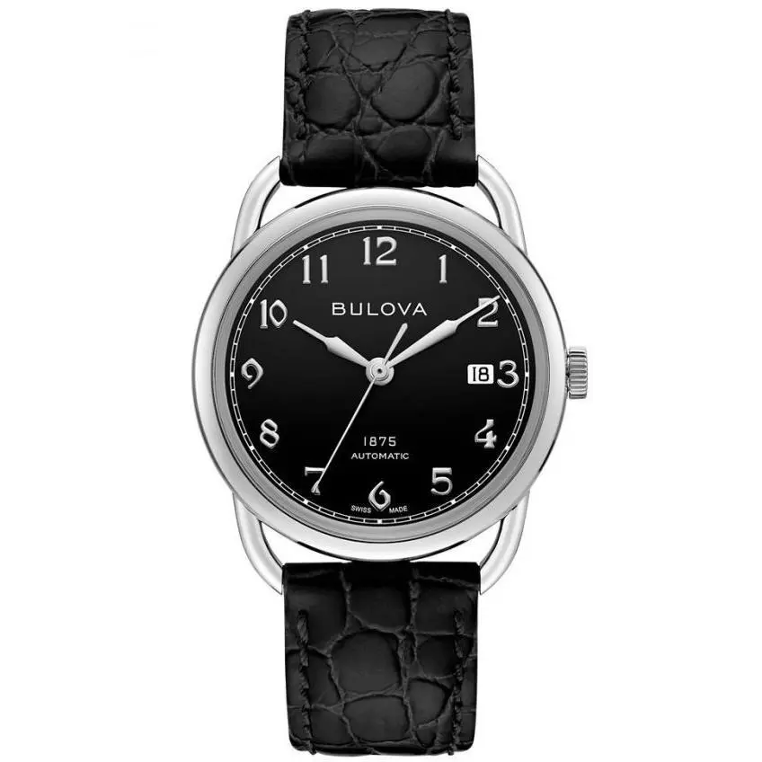 Bulova Joseph Silver Commodore Automatic Limited Edition Clasic Watch 96B325