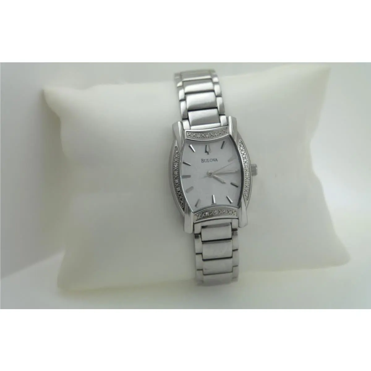 Bulova Watch with Diamonds For Women Stainless Steel C837499