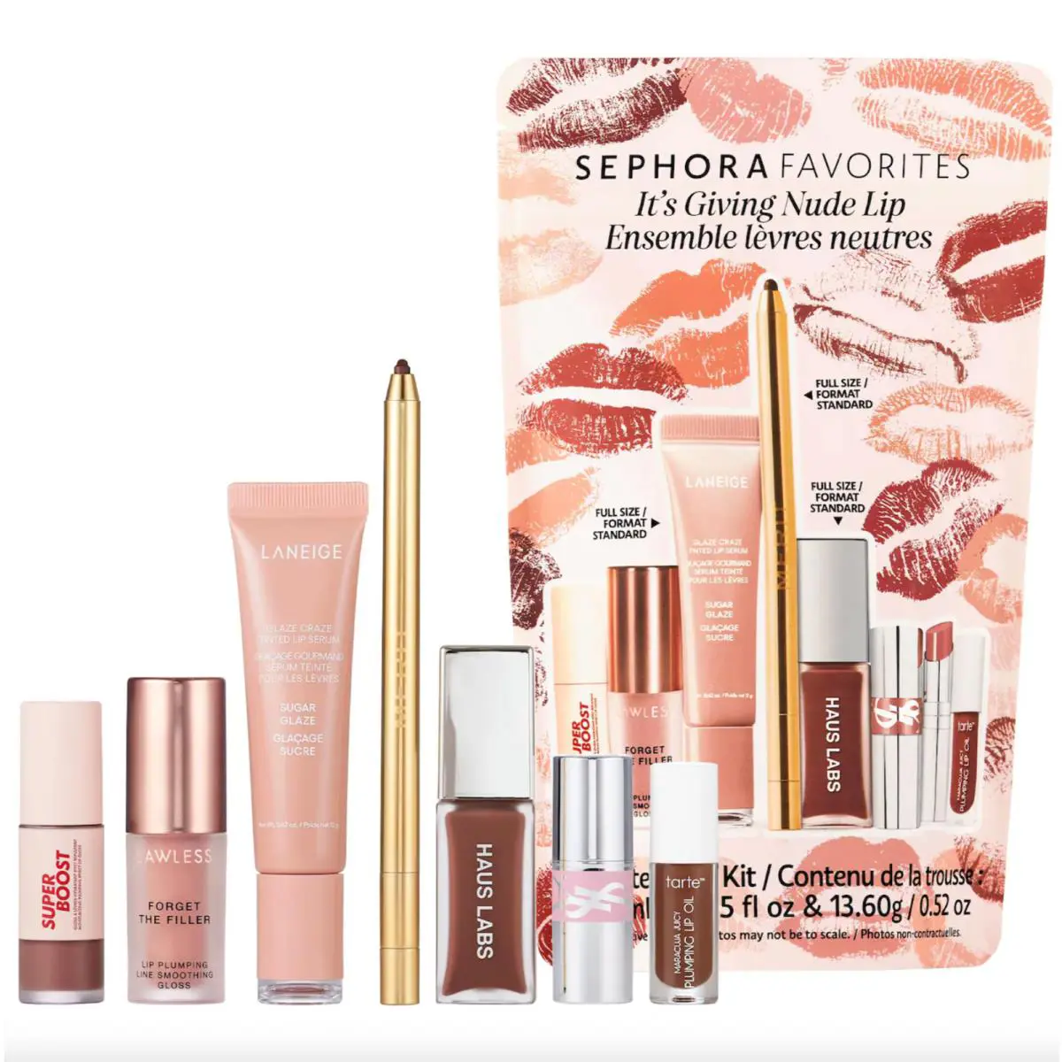 Sephora Favorites It`s Giving Lip Makeup Value Set Limited Edition 7 Pcs