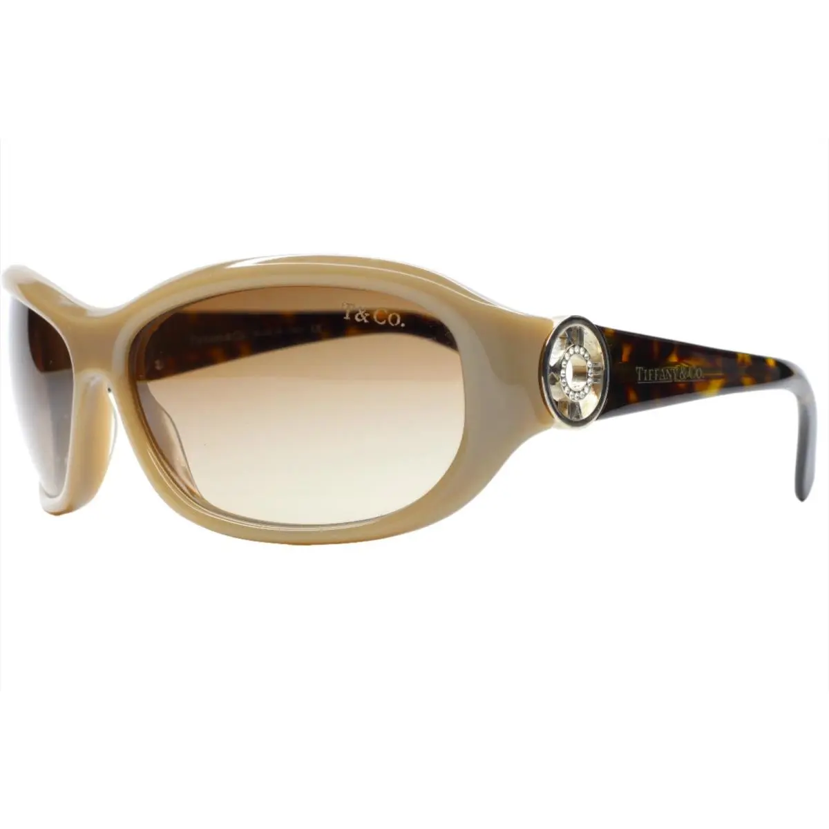 Tiffany Co Sunglasses TF4010B 80403B 62mm Ivory-havana / Brown Gradient Lens