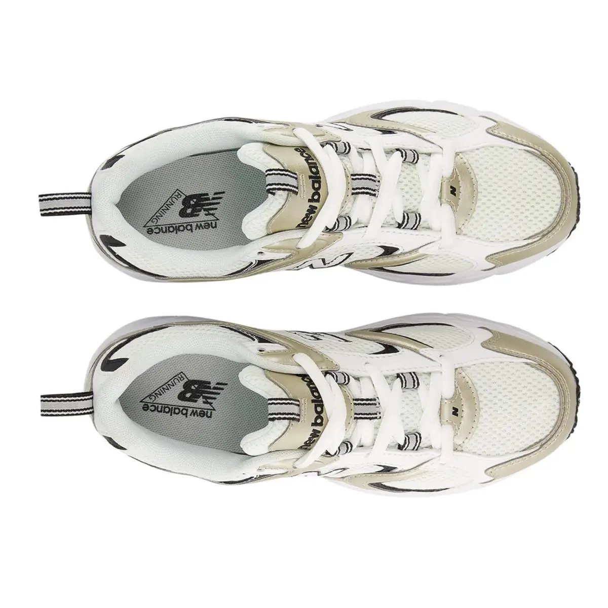 New Balance shoes - White/Gold 4
