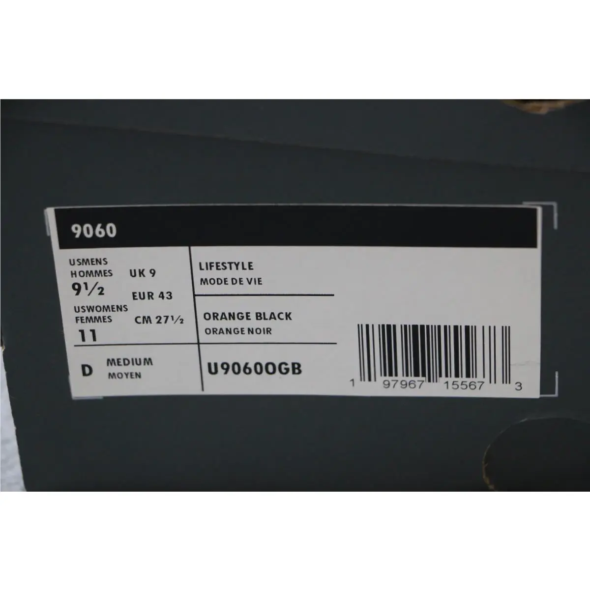 New Balance shoes - New Balance 9060 - U9060GB - Orange 2