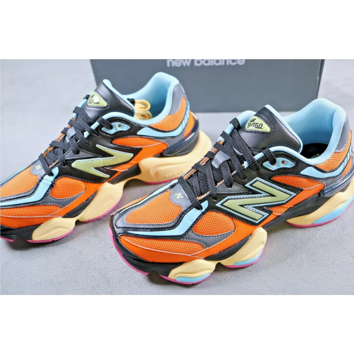 New Balance 9060 Shoes Mens Size 9 Lifestyle U9060GB Sun Glow Sneakers