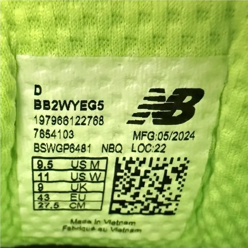 New Balance shoes - New Balance TWO WXY V5 - BB2WYEG5 - Green (UPC: 197966122768) 2