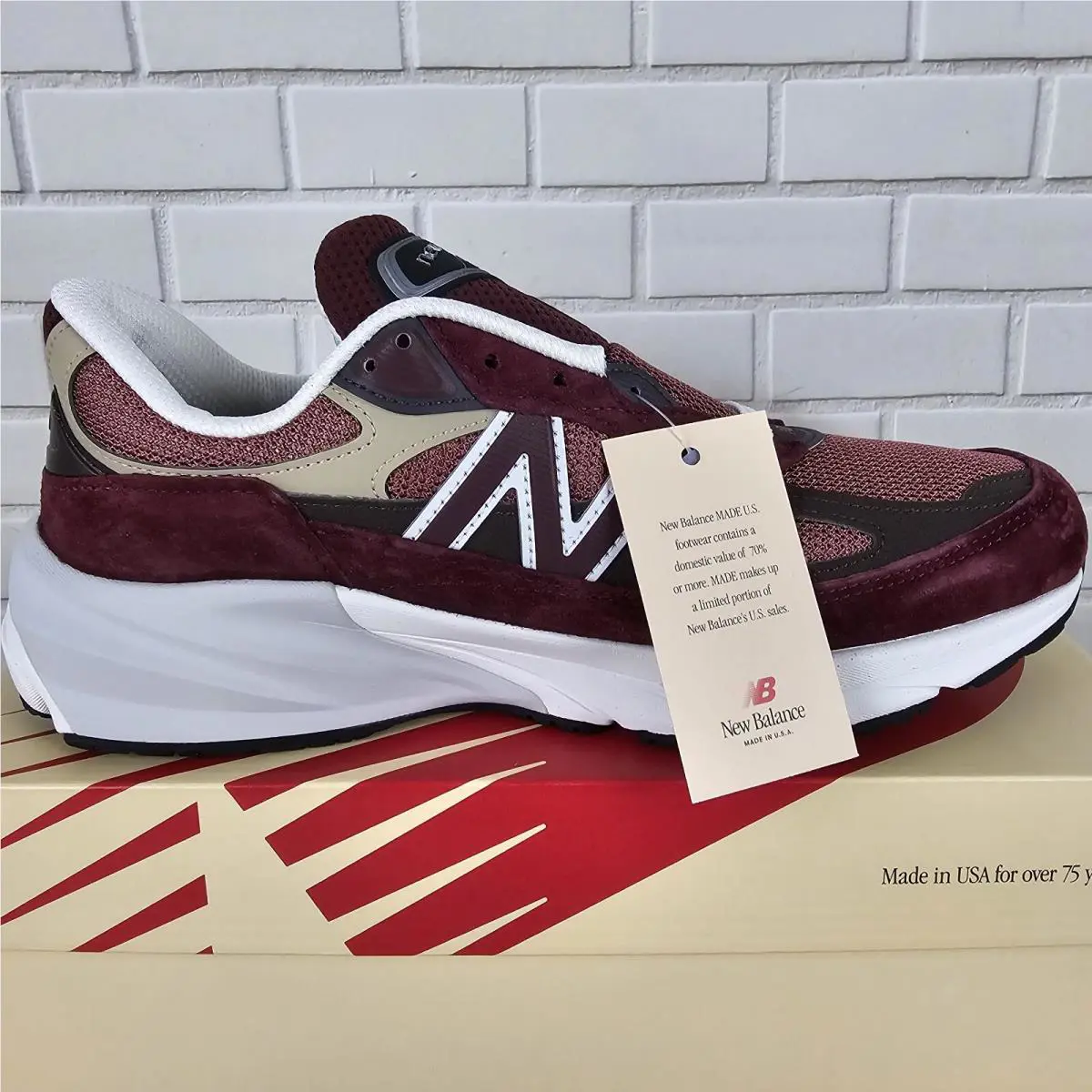 New Balance shoes - New Balance 990 v6 - U990BT6 - Red 3