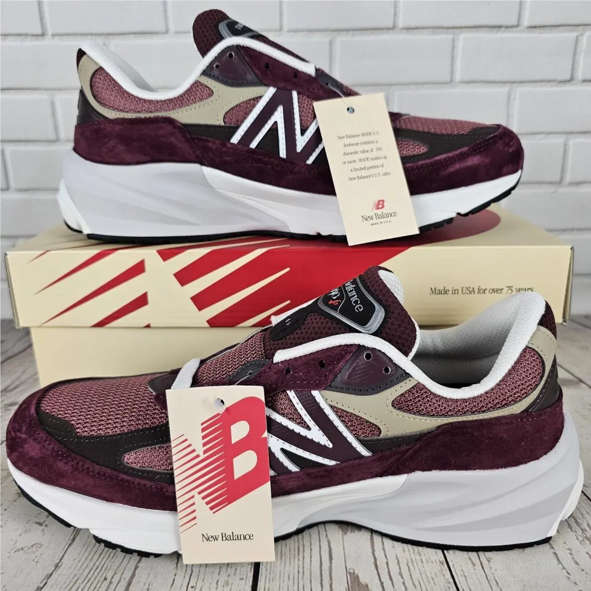 New Balance shoes - New Balance 990 v6 - U990BT6 - Red 1