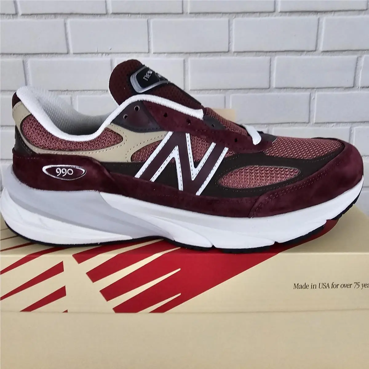 New Balance shoes - New Balance 990 v6 - U990BT6 - Red 2