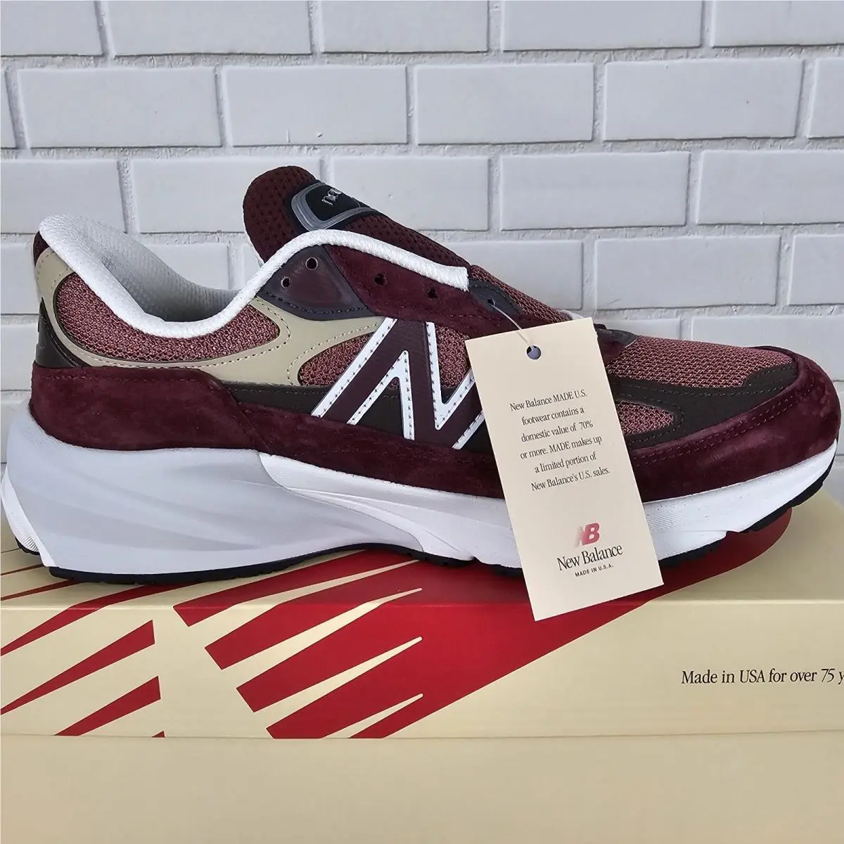 New Balance shoes - New Balance 990 v6 - U990BT6 - Red 3