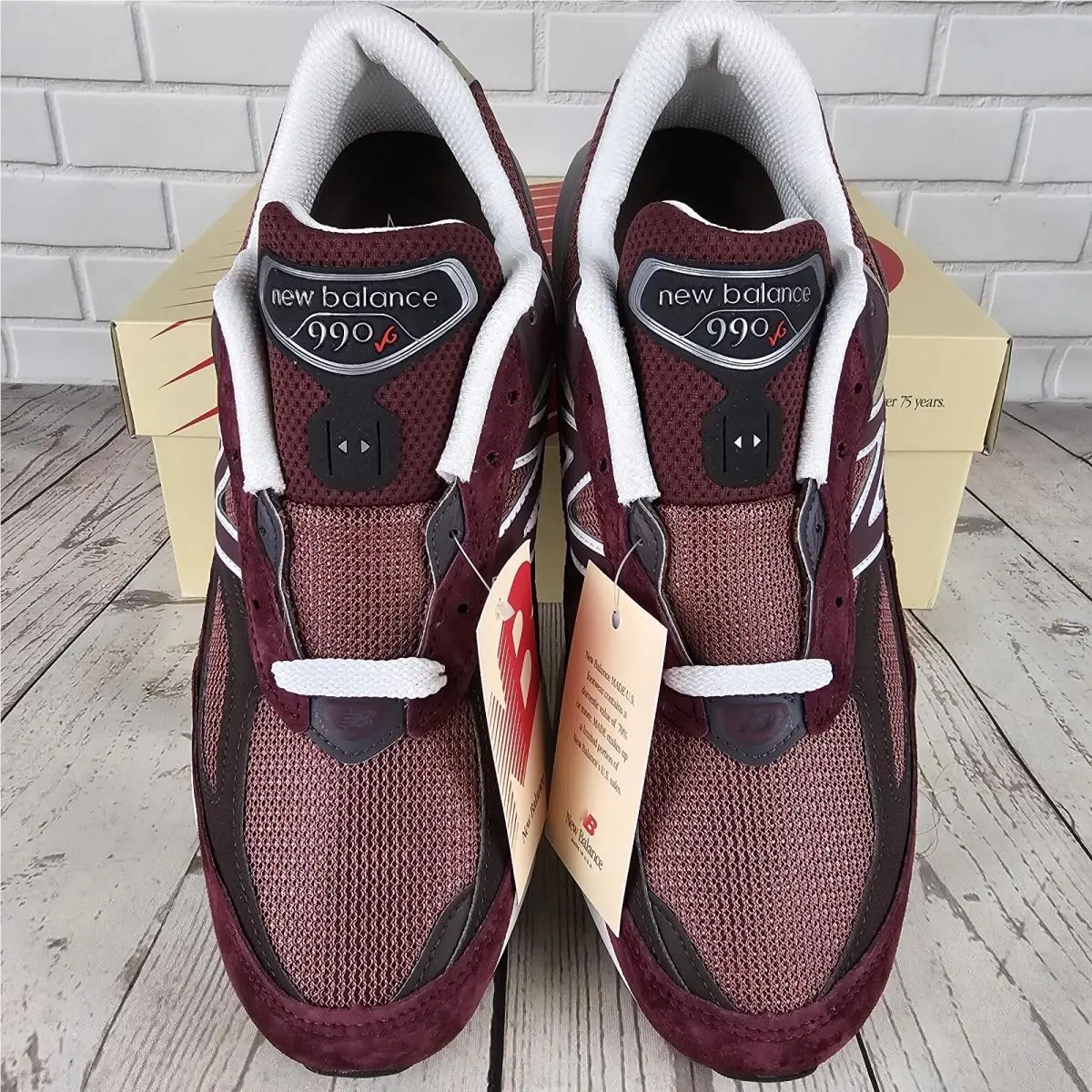 New Balance shoes - New Balance 990 v6 - U990BT6 - Red 4