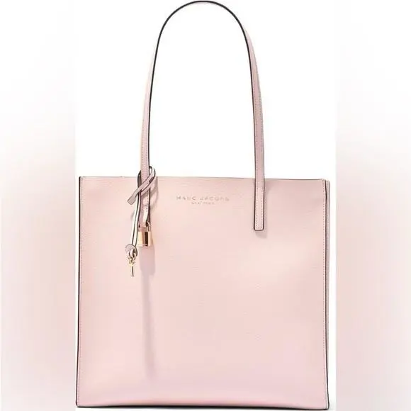 Marc Jacobs Pink Leather Tote Bag