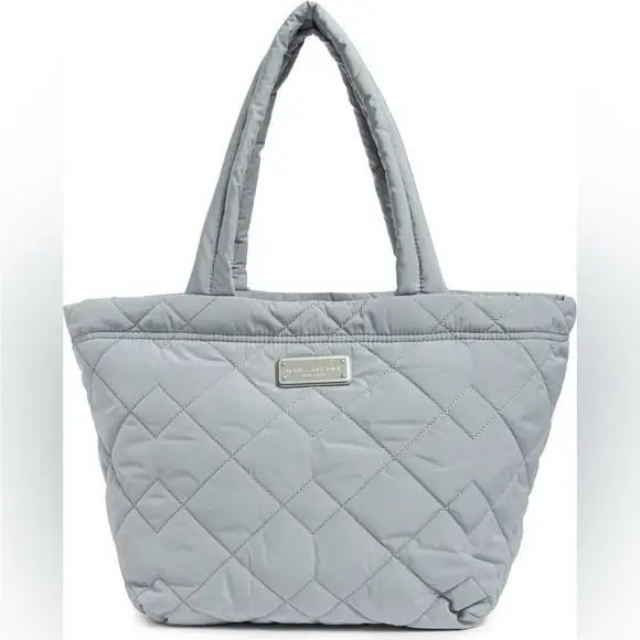 Marc Jacobs Gray Quilted Medium Tote Bag