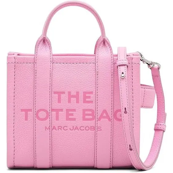 Marc Jacobs The Leather Crossbody Tote Bag - Fluro Candy Pink H053L01RE22-691