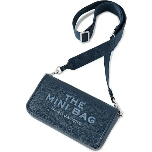 Marc Jacobs The Leather Mini Crossbody Bag - Blue Sea 2S4SMN080S02-426